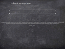 Tablet Screenshot of informationtarget.com